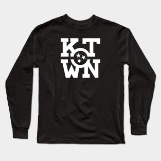 KTWN - White on Asphalt Long Sleeve T-Shirt